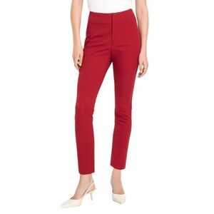 Old Navy Women's Cordovan Red Extra High-Waisted Polished Pixie Skinny Pants 16